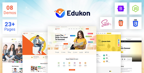 Edukon - Education and LMS HTML Template