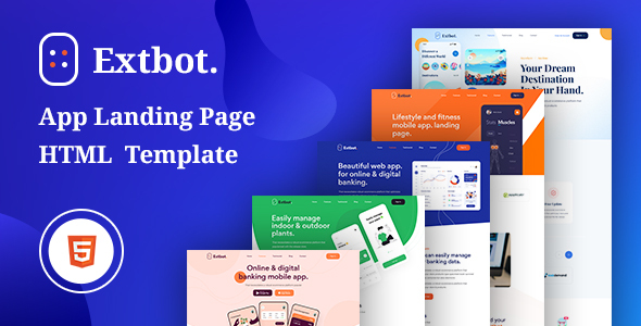 Extbot - App Landing Bootstrap 5 Template