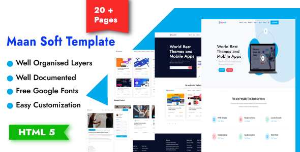 MaanSoft-Digital Marketplace HTML Template