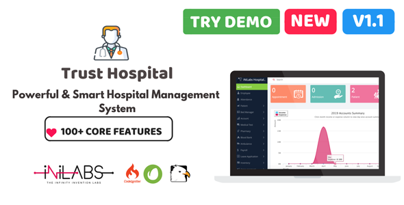 Trust Hospital Management ERP