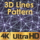 3D Symmetrical Lines And Dots Geometric Animation - VideoHive Item for Sale