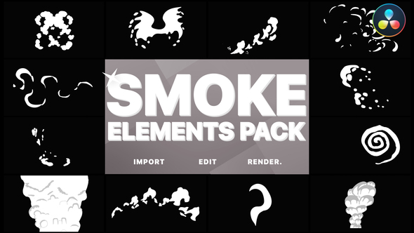 Funny Smoke Elements | DaVinci Resolve