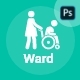 Ward - Caregiver Finder Mobile App UI Template - GraphicRiver Item for Sale