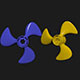 High-poly realistic ship propeller. - 3DOcean Item for Sale
