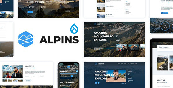 Alpins - Mountain And Hiking Drupal 9 Theme