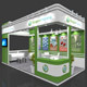 Exhibition Booth 3D Model - 6x3 mtr - 3DOcean Item for Sale