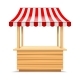 Wooden Market Stall - GraphicRiver Item for Sale
