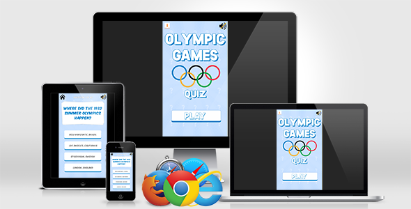 Olympic Games Quiz - HTML5 Quiz Game