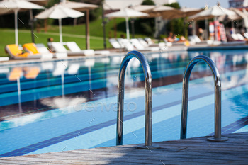 Outdoor large blue swimming pool / Photodune, Misc