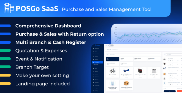 POSGo SaaS - Purchase and Sales Management Tool