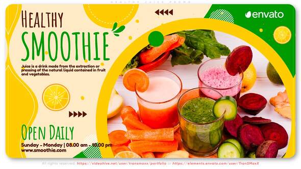 Healthy Juice Promo alt