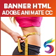 Health & Fitness HTML Banner Ads - Animate CC - CodeCanyon Item for Sale