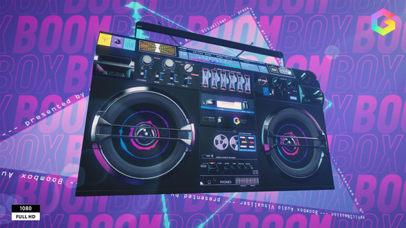 Boombox Music Visualizer