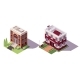 Isometric Educational Buildings Set - GraphicRiver Item for Sale