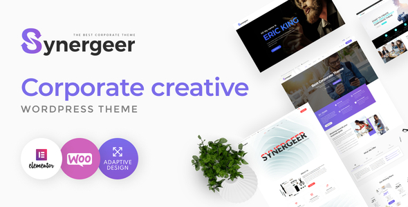 Synergeer - Corporate Creative WordPress Theme