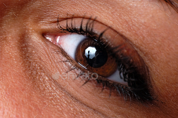 Close up of natural female eye / Photodune, Misc