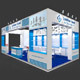 Exhibition Booth 3D Model - 8x4 mtr - 3DOcean Item for Sale
