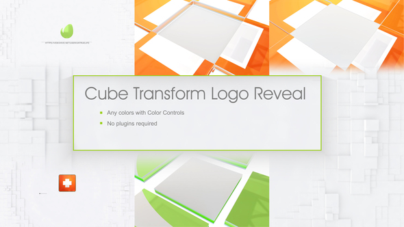 Cube Transform Logo Reveal alt