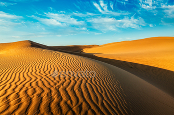 Sand dunes in desert / Photodune, Misc