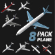 airplane / plane / aircraft / jet / boeing // PACK - 3DOcean Item for Sale
