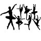 Ballet Female Dancers Silhouettes - GraphicRiver Item for Sale