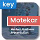 Motekar - Modern Business Presentation KEY Template - GraphicRiver Item for Sale