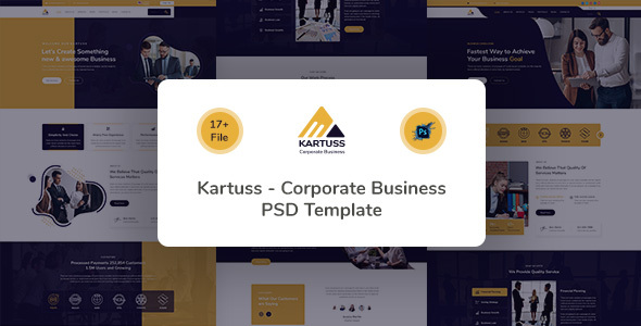 Kartuss Corporate Business PSD Template