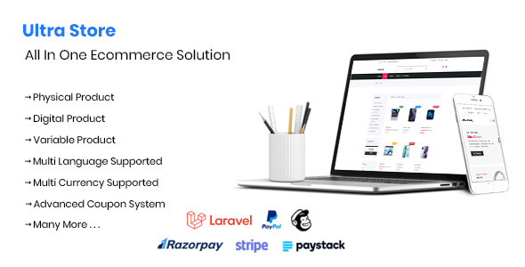 Ultra Store - Multi Language Ecommerce System