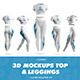 5 3D Sports Leggings and Top Mockups - GraphicRiver Item for Sale