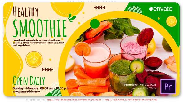 Healthy Juice Promo