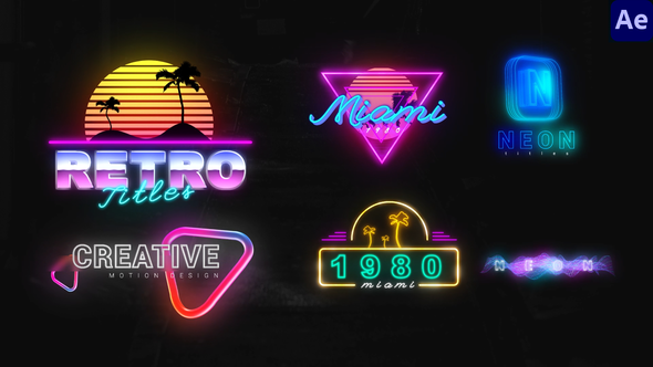 Neon Creative Titles