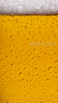 Detail of glass of cold beer / Photodune, Misc