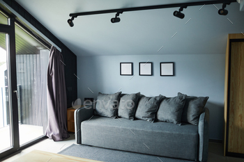 Minimal Interior in Blue / Photodune, Misc