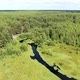 Forest River in the Summer Taiga From a Height of Flight - VideoHive Item for Sale