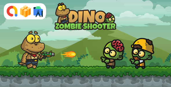 Dino Zombie Shooter (Buildbox Template + Android Studio Project)