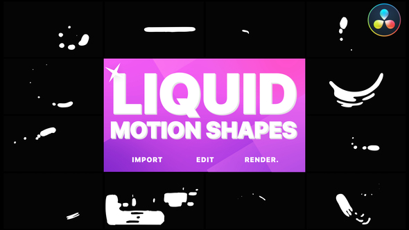 Liquid Motion Shapes | DaVinci Resolve