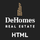 Dehomes - Single Real Estate HTML Template - ThemeForest Item for Sale