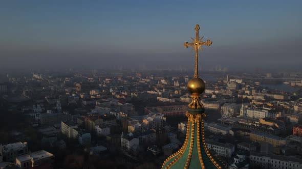 Aerial View From a Drone of St