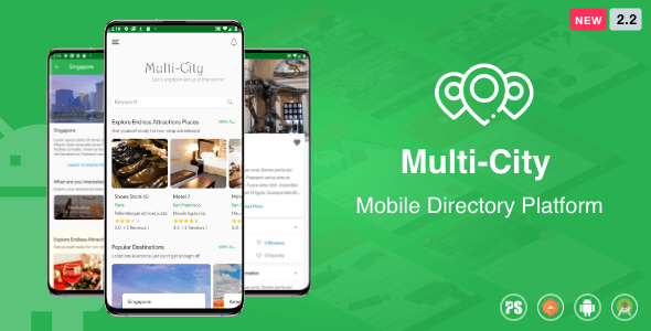 Multi-City ( City Directory Android App with Unlimited Cities ) 2.2