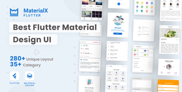 MaterialX Flutter - Flutter Material Design UI 2.2