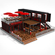 Container Restaurant - 3DOcean Item for Sale