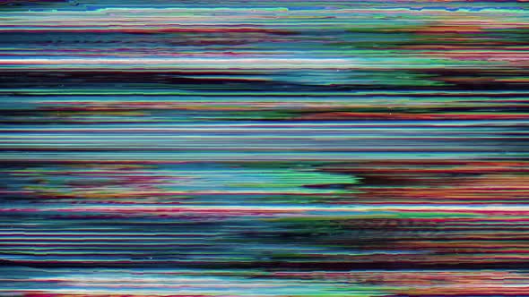 Vhs Glitch Texture Color Static Noise Blue Orange