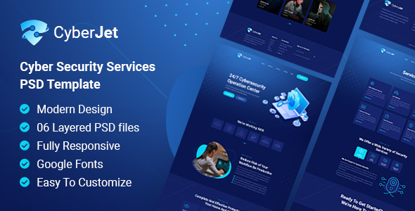 CyberJet | PSD Template