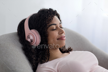 Peace of mind, listen favorite music, enjoy modern technology at home at spare time