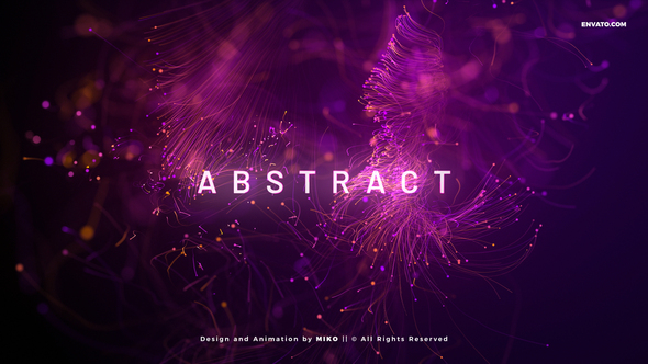 Abstract Particles Titles V2