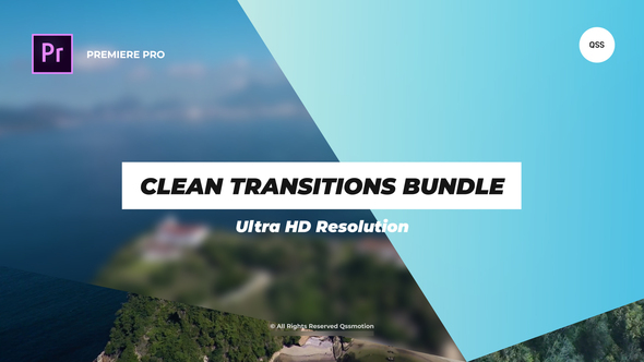 Clean Transitions Bundle For Premiere Pro