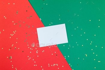 New Year or Christmas greeting letter mockup / Photodune, Misc