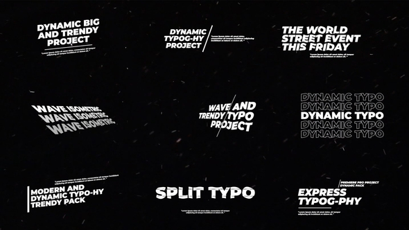 Dynamic Kinetic Typography