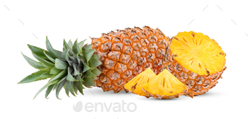 pineapple isolated on the white / Photodune, Misc
