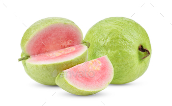 Pink Guava fruit isolated on white / Photodune, Misc